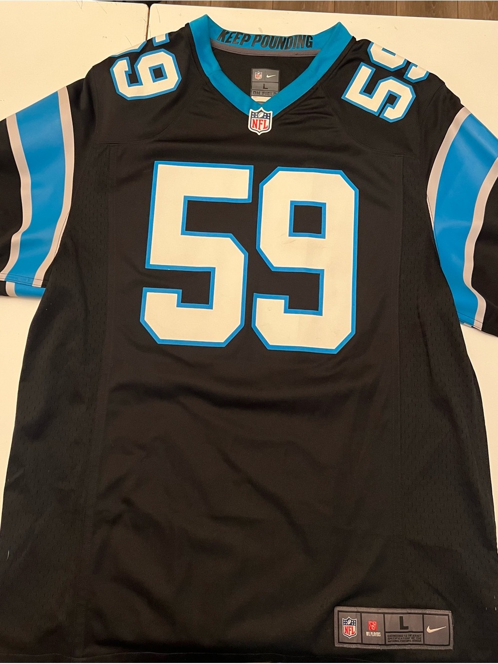 NFL Carolina Panthers Luke Kuechly #59 Jersey